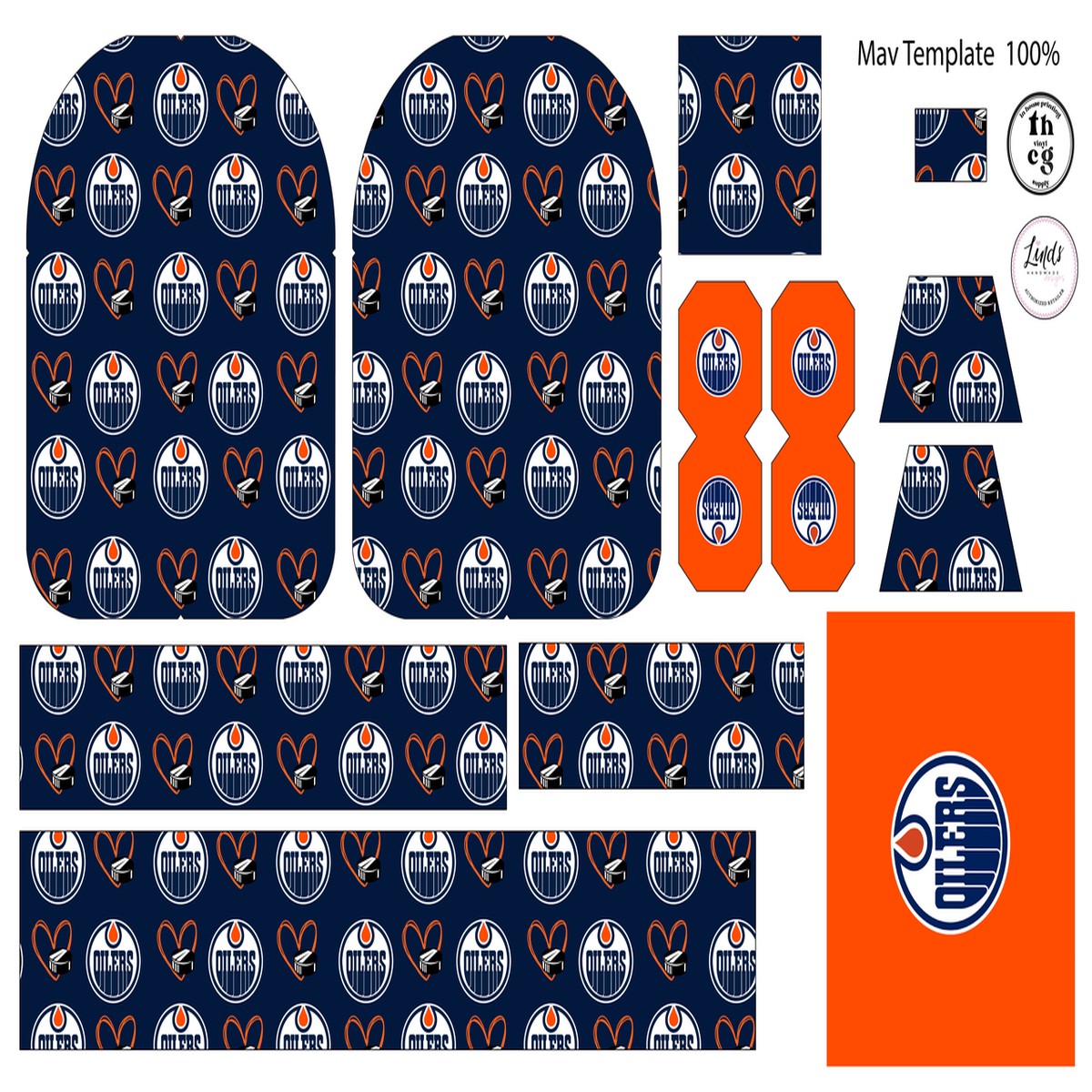 Cut and Sew - Mav Exterior Template - JCD Love Oil
