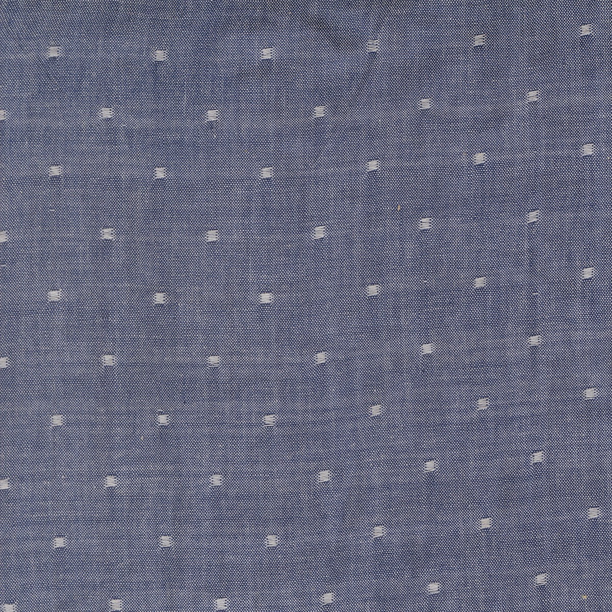Fabric Moda Wovens Nautical Blue Woven Check Summer Solstice by the Quarter Yard 12224-27