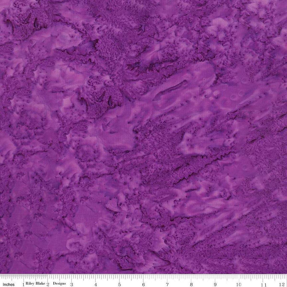 Fabric Riley Blake Mardi Gras Hand Dyed Batiks by the Quarter Yard BT21000-175