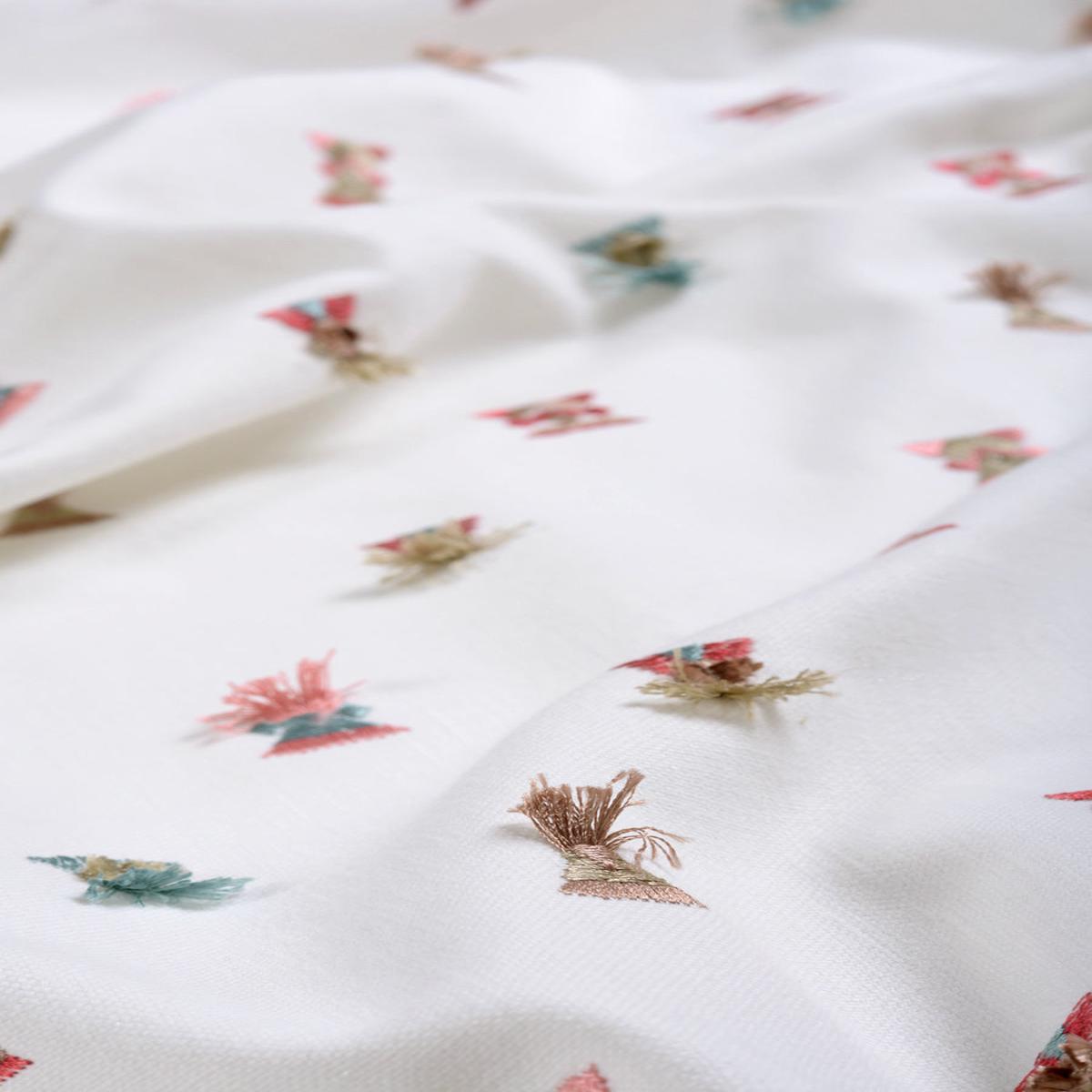 'Flamingo Wings' Fabric by the Yard (Red/ Pink/ Blue/ White)