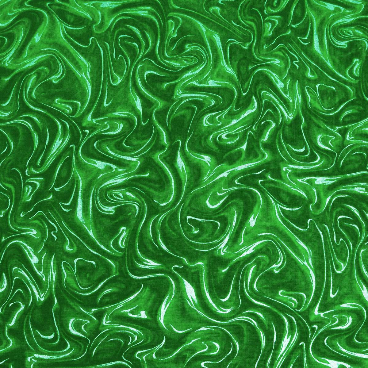 Pearlized Marble Fabric Collection - Emerald Green