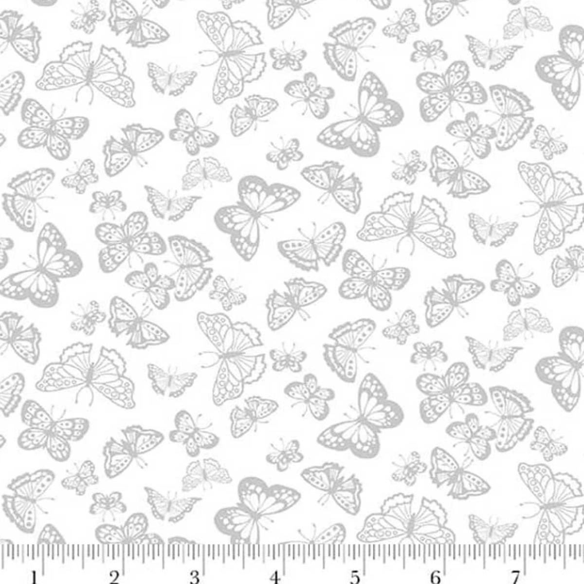 Studio E - Best of Cream & Sugar - 8929-01W Butterflies