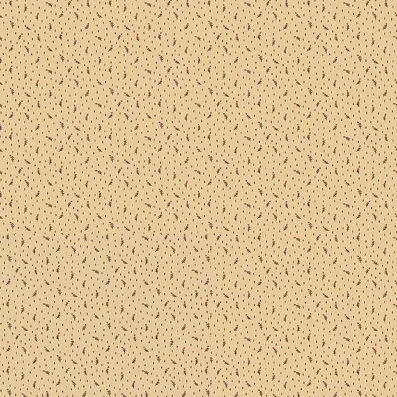 Cotton Thimble Miniatures - Soft Leaves Beige