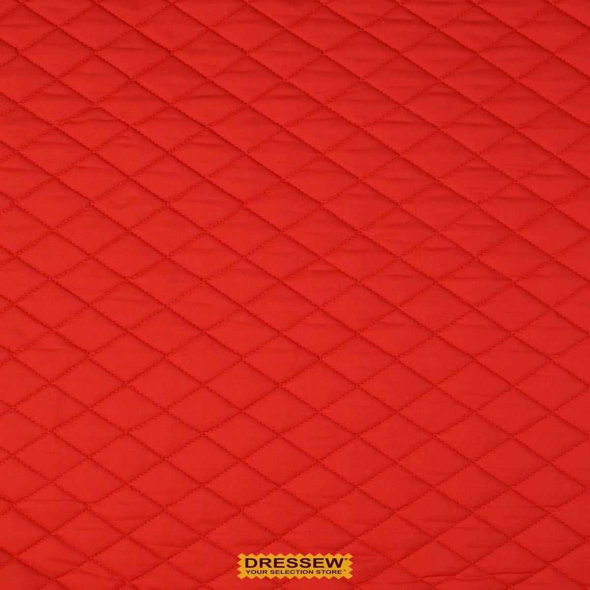Quilted Broadcloth Red