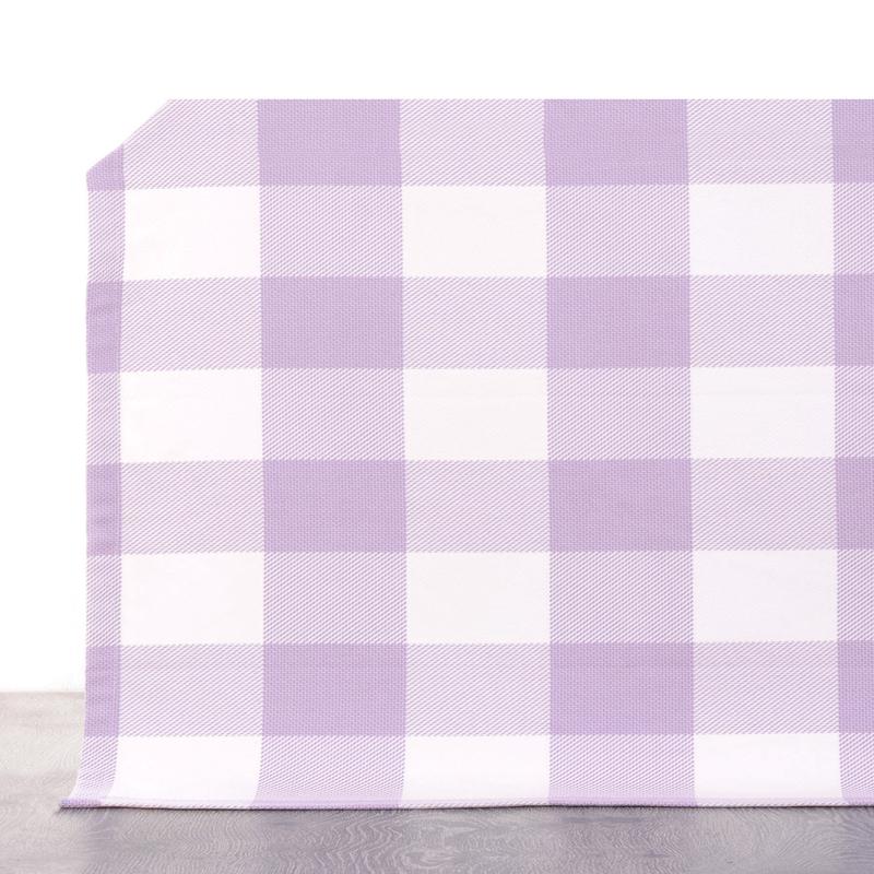 'Parasol' Fabric by the Metre (Pale Purple/ White)