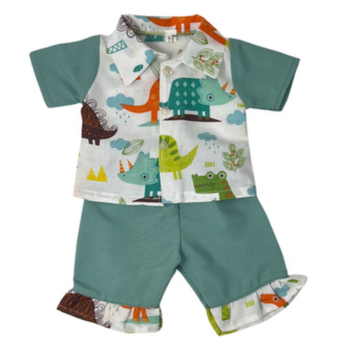 Dinosaur Print Shorts for 18 Inch Girl Dolls Fun Dino Doll Clothes