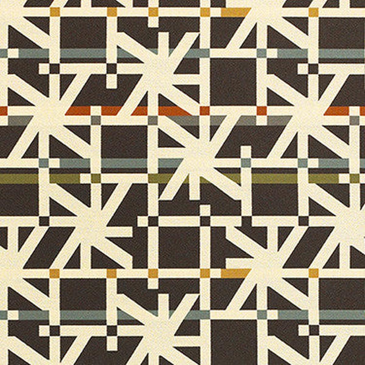 Remnant of Momentum Tactic Brun Upholstery Fabric